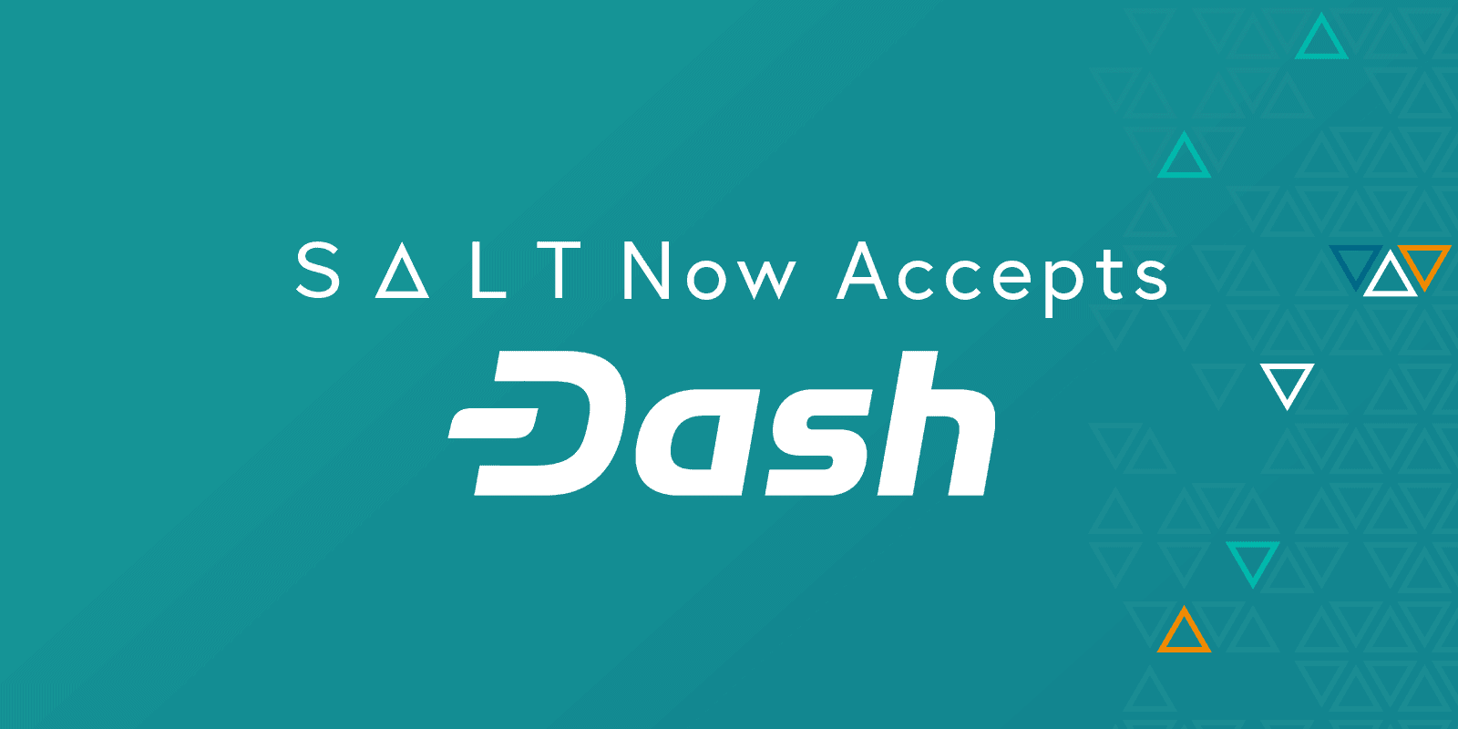 DASH now accepted by SALT as collateral for a crypto-backed loan