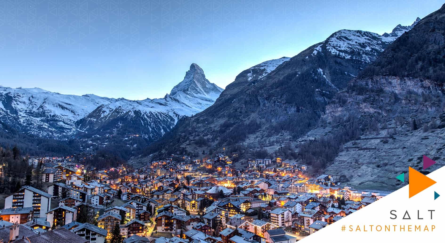 Town of Davos, Switzerland where SALT attended Davos 2019 conference