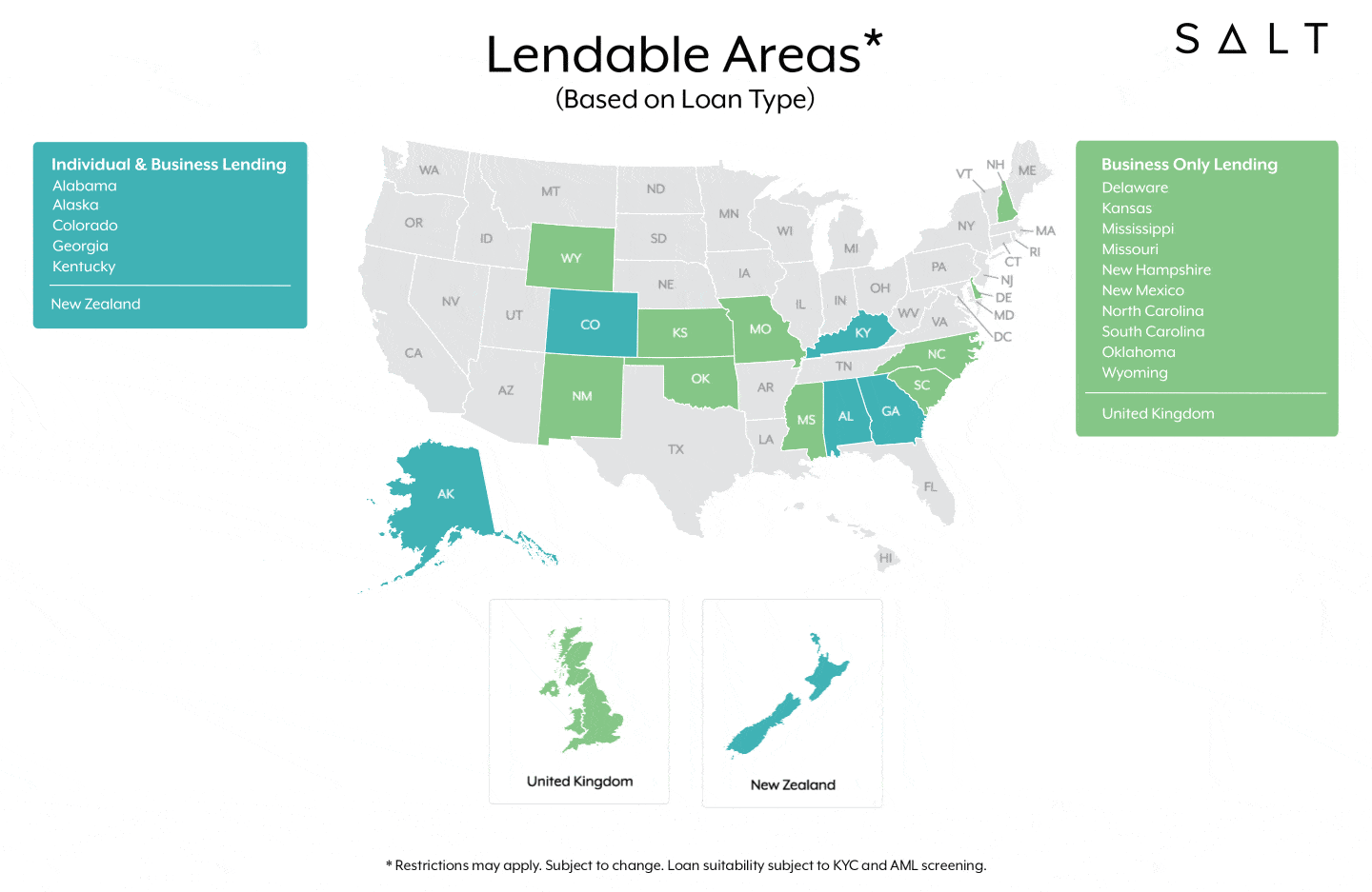 Lendable areas expanding for both business and personal loans