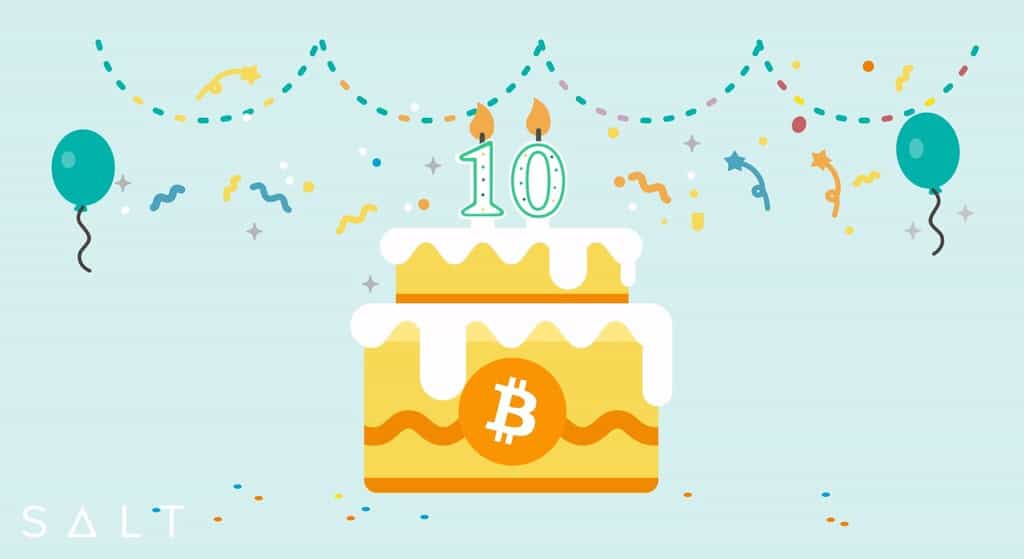 Bitcoin cake celebrating the 10th anniversary of the Bitcoin white paper release