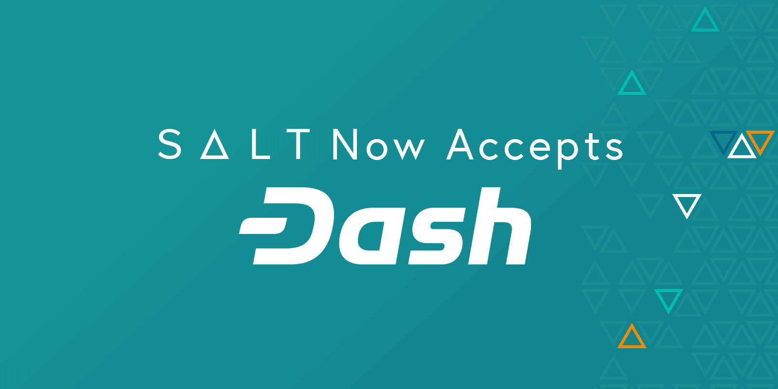 DASH now accepted by SALT as collateral for a crypto-backed loan