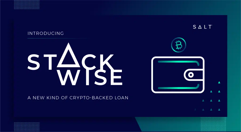 Wallet with crypto going into it to announce StackWise crypto reward progra