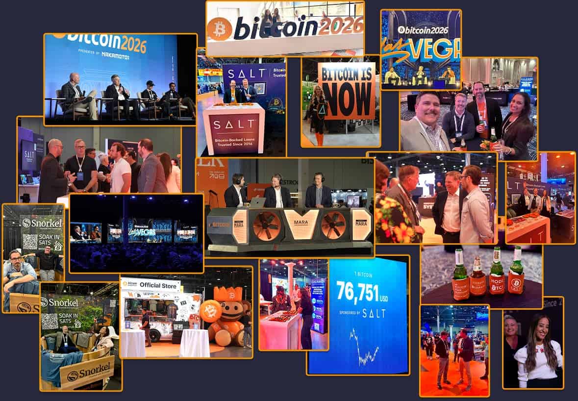 Attendees at the Bitcoin & Crypto Conference 2026 networking and engaging in discussions.